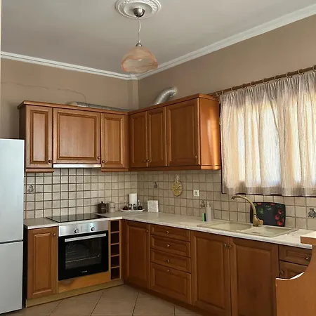 Lemon & Light Bright With View And Fireplace Apartment Meligalas